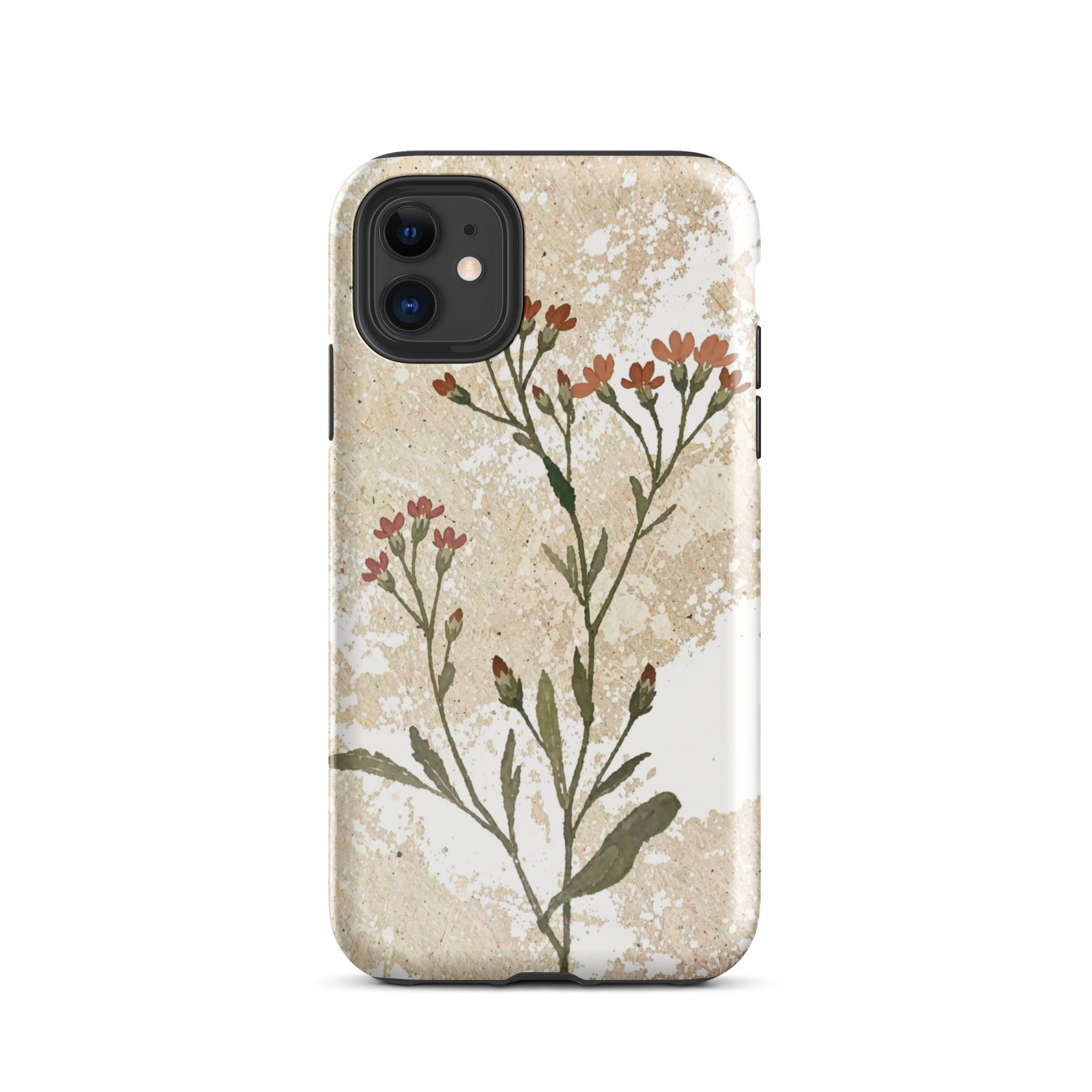 Étui « Fleurs sauvages sur beige »